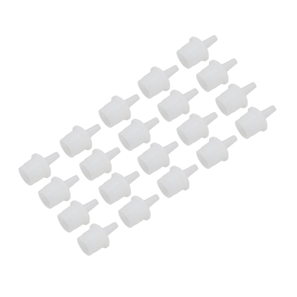 20pcs Eyelash Glue Bottle Nozzle ABS Glossy Extension Glue Replacement Nozzle For Pigment