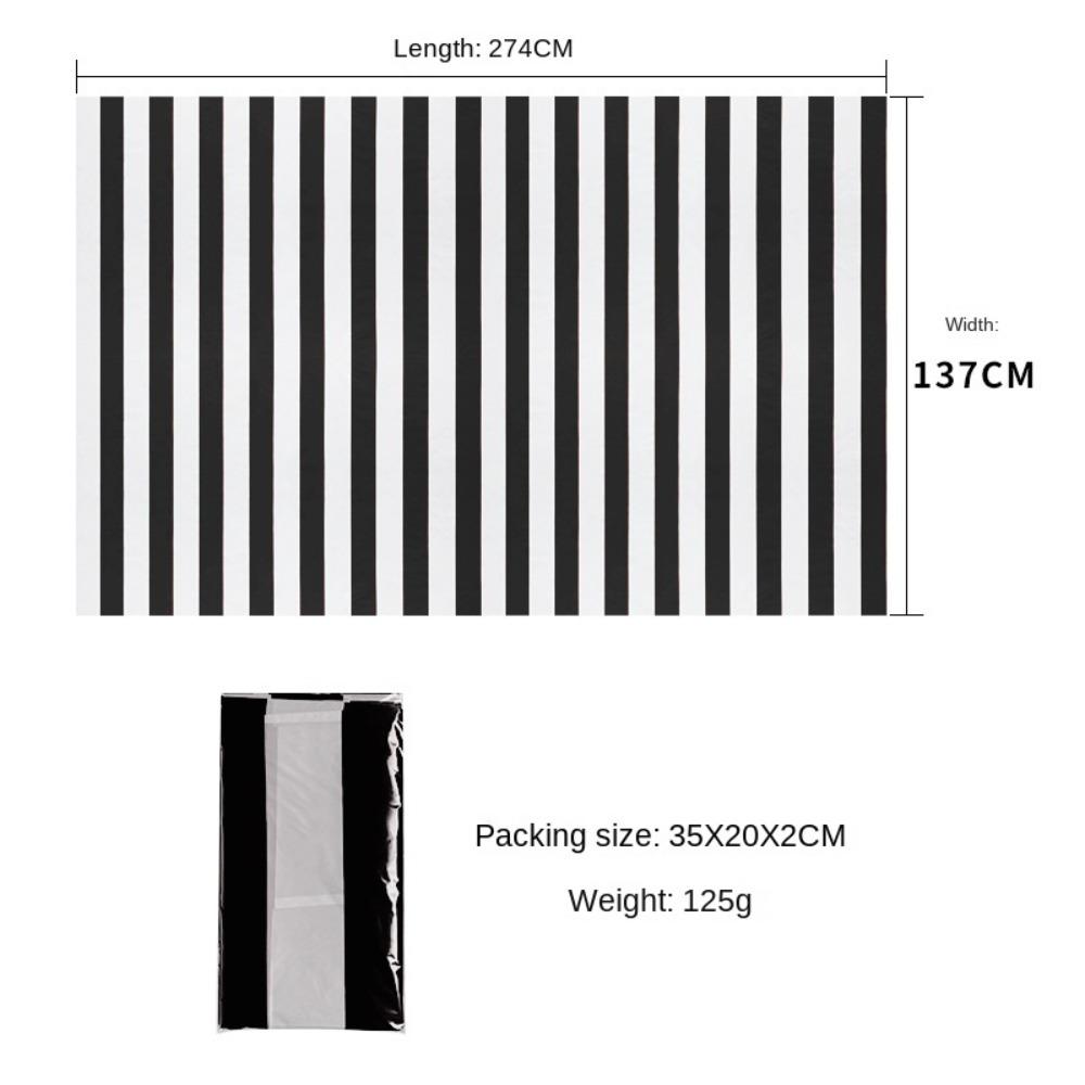 Christmas Circus Cloth Stripe Mats Picnic Photo Props Fashion Table Setting