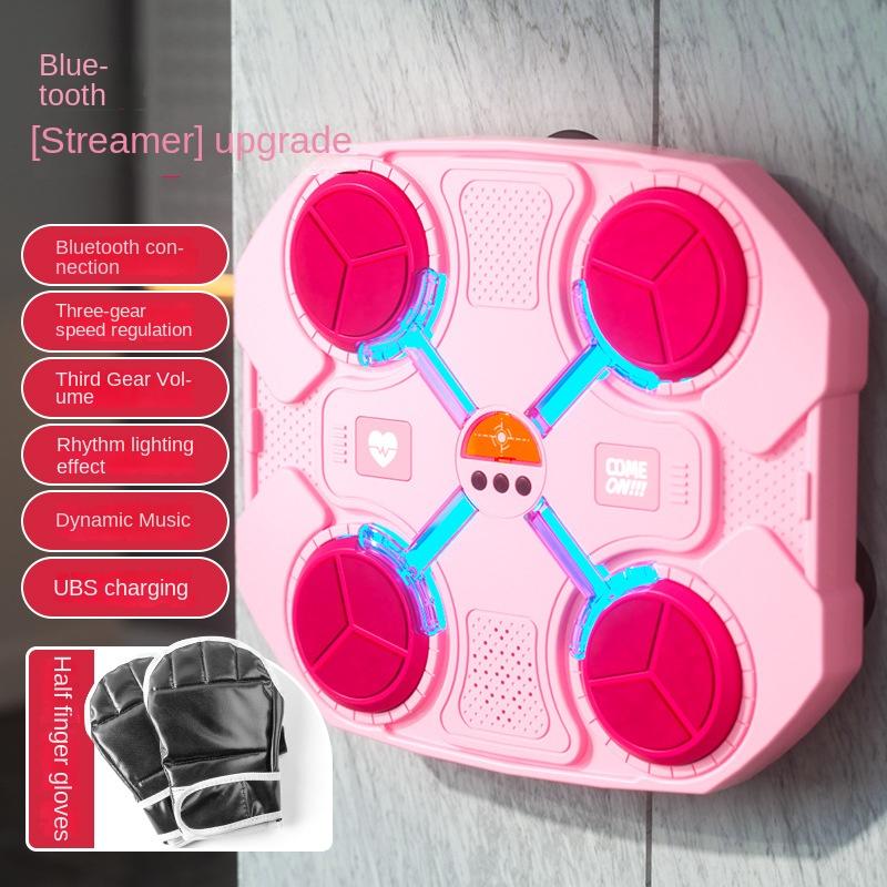 Smart Bluetooth Boxing Target Home Fitness Light Music Boxing Trainer Children Boxing Machine Boxing Wall Target