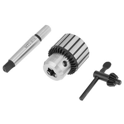 113mm Capacity Carbide Steel MT2B16 Arbor Key Type Drill Chuck Mini Lathe Tool