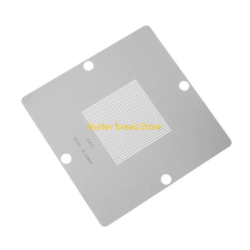 W89C 90x90mm BGA Reballing Stencil 10/27Pcs BGA Template Suitable Laptop
