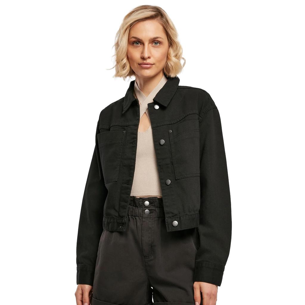 Urban Classics Womens/Ladies Denim Cropped Boxy Jacket