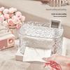 Transparent Glacial Pattern Tissue & Storage Box