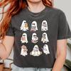 Comfort Colors® Ghost Reading Books T-Shirt, Halloween Teacher Shirt, Book Lover Gift, Halloween Book Shirt, Teacher Gift