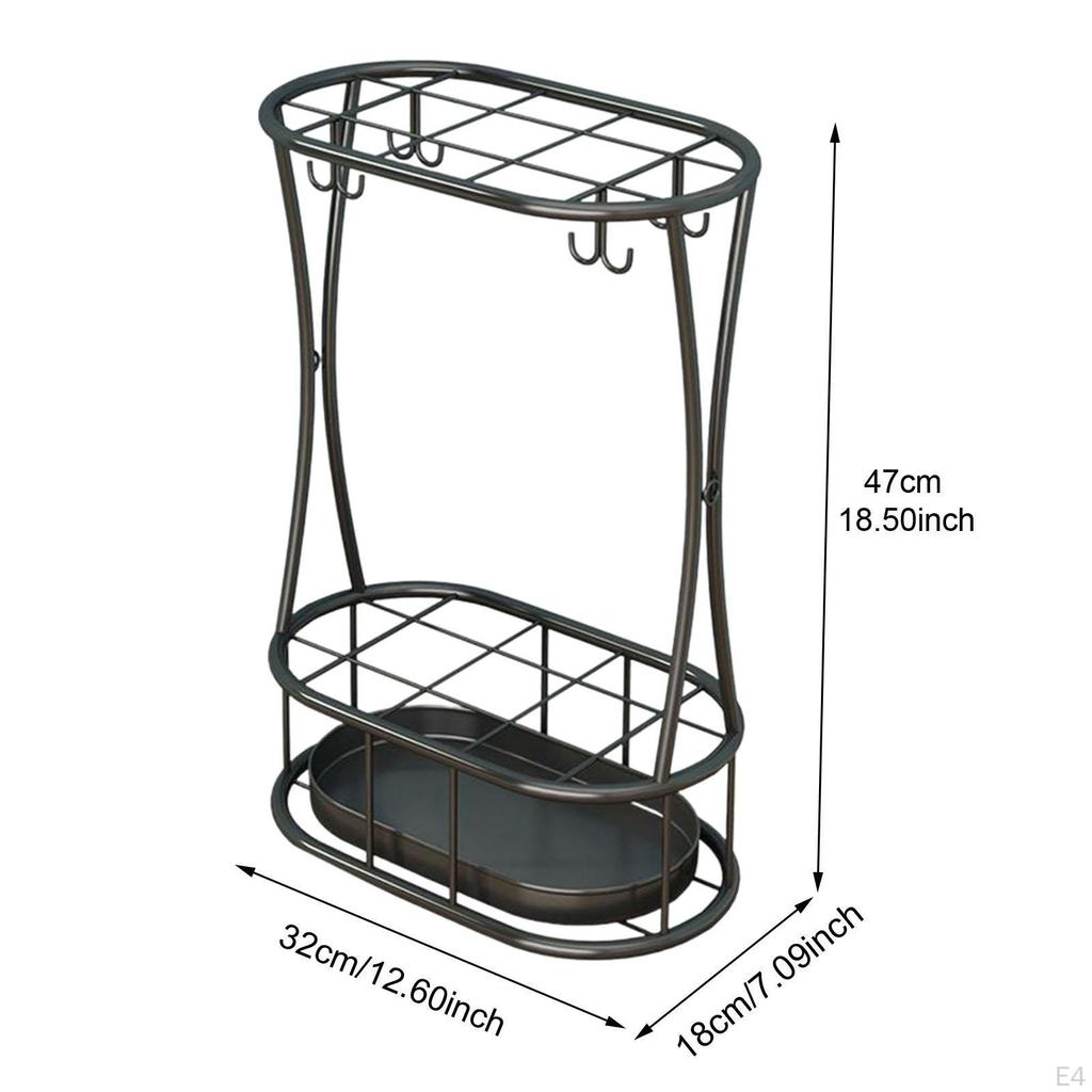 Contemporary Umbrella Storage Solution with Drip Tray