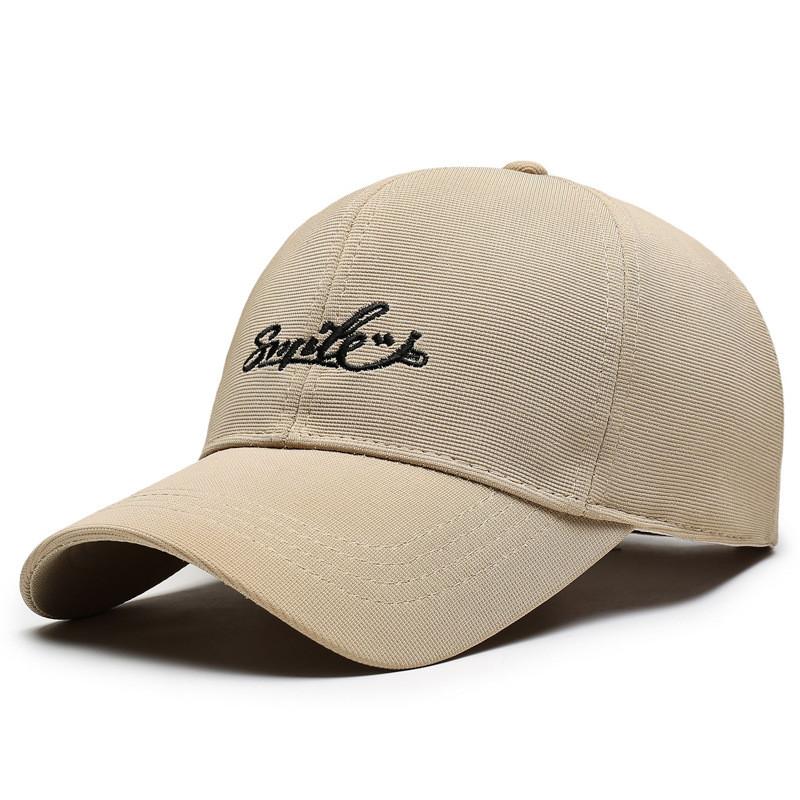 Staircase Fabric Baseball Cap With Embroidered Letters For Sun Protection And Summer Casual Wear