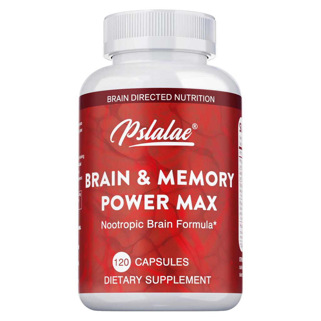 Brain health dietary supplement, containing phosphatidylserine, acetylcarnitine, and ginkgo biloba, for daily well-being.