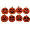 1Pcs Halloween Pumpkin Coaster Orange Pumpkins Absorbent Cup Coasters Woven Pumpkin Drink Cup Pad Mats Heat Resistant Drink