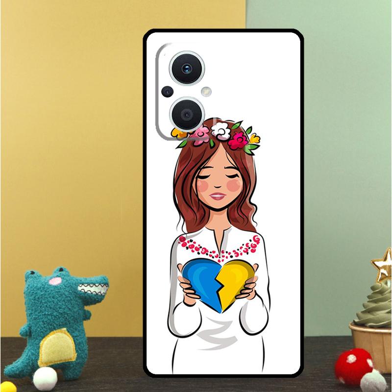 Ukraine Girl Case For OPPO Reno 15 15F 14 13 12 11 10 Pro 14F 13F 12F 11F 8T OPPO Find X9 X8 X6 Pro Cover