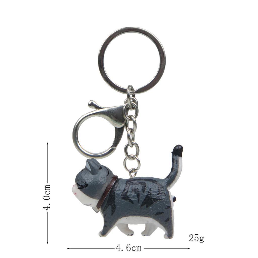 Keychain Cat Cute Animal Pendant With Climbing Hook For Gift Giving And Decor
