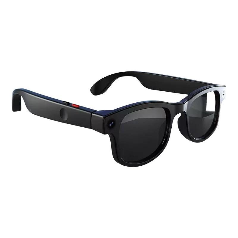AIMB-G1 Smart Glasses: AI-Powered Translation, Image & Object Recognition, Anti-Shake Photography, Video Recording, Blue