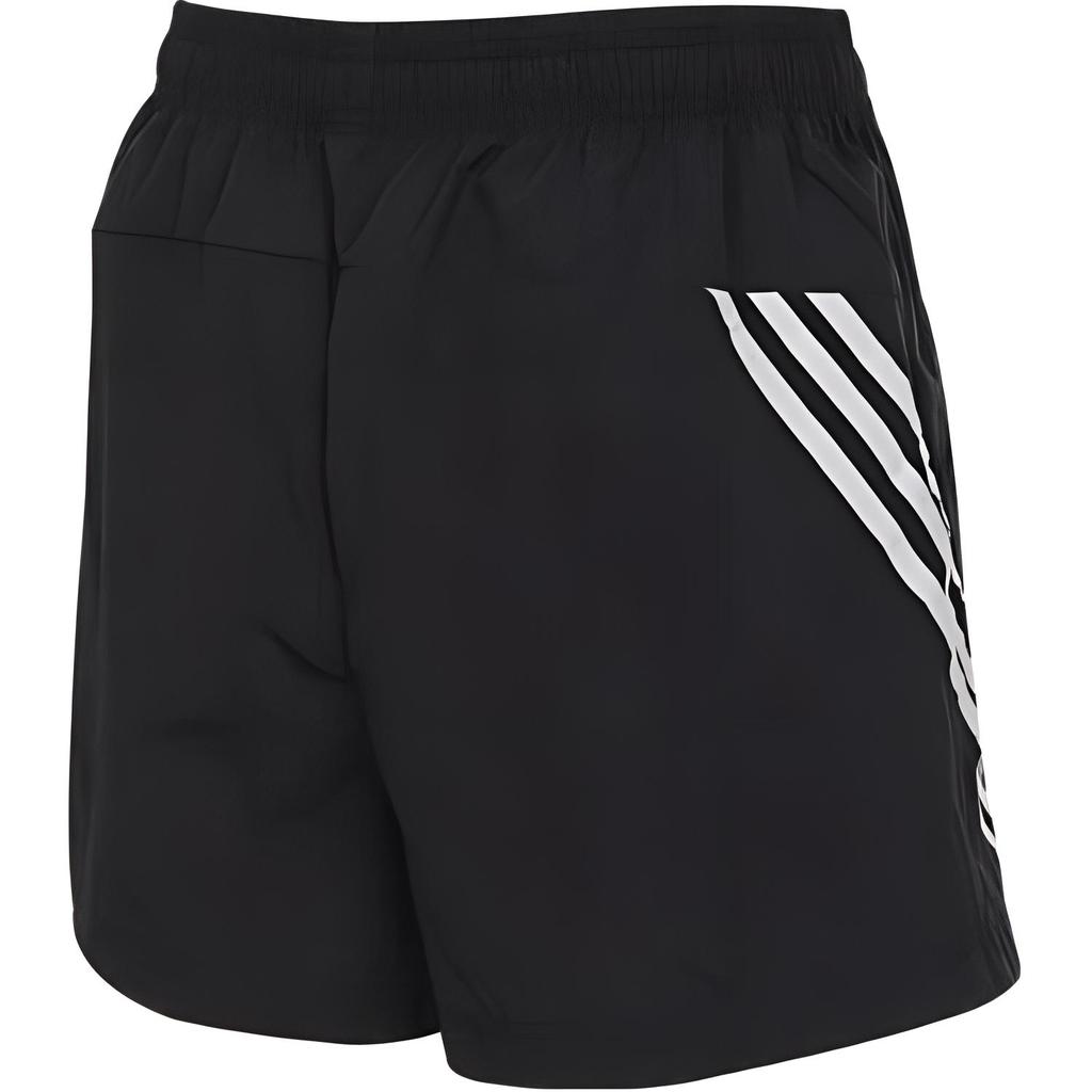 Adidas Breathable Mesh Stripe Casual Shorts Women Bottoms Black JC8650