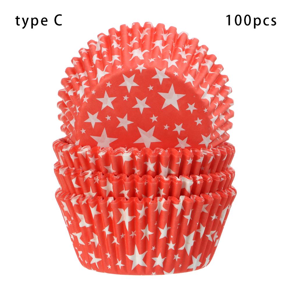 50 Stück/Packung Papier-Cupcake-Förmchen Tulpenblüten-Schokoladen-Cupcake-Hülle Back-Muffin-Halter Hochzeits-Party-Zubehör