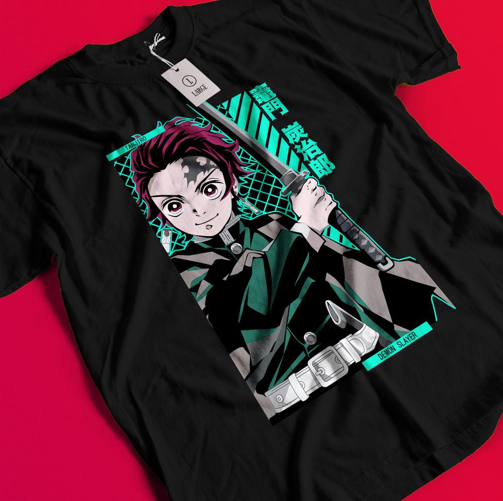 

Demon Slayer Shirt Tanjiro Tshirt Nezuko T-Shirt Muzan Doma Tee Inosuke Zenitsu BB740 4XL