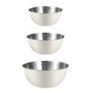 Large Capacity Stainless Steel Bowls Anti-scalding Food Container Salad Mixing Bowl Sets  Cooking