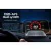 C3 Navigation Mirror  HUD Car Head up Display with OBD2 HD GPS Navigation Bluetooth Windshield Speed Projector Security Alarm