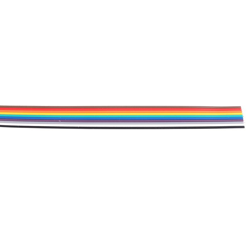 5M Ribbon Cable 10Pin Color Rainbow Ribbon Cable 10P Wire Rainbow Cable For Uno