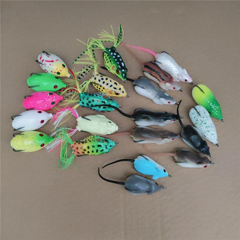 Lei Frog Mouse Black Fish Bionic Soft Lure: No Modification Needed, Freshwater Artificial Bait