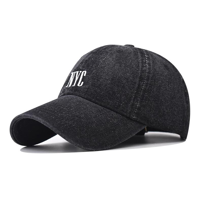Korean version NEW YORK letter embroidered baseball cap men's and women's spring, summer and autumn personalized sunshade cap
