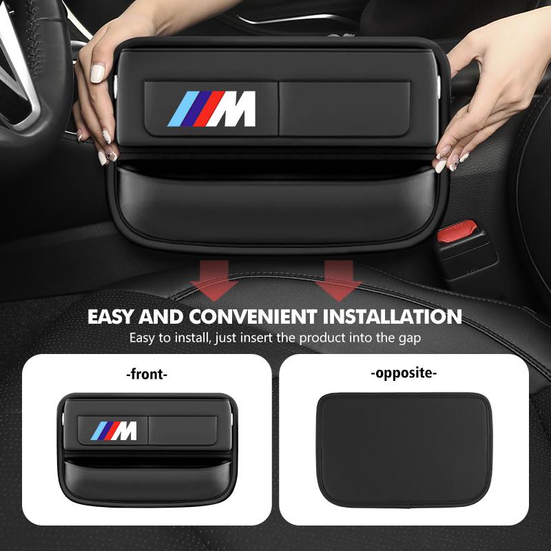 For BMW Car Seat Gap Multifunction Storage Box Seat Gap Cup Holder E30 E34 E36 E39 E46 E52 E53 E60 E61 E62 E70 E71 E83