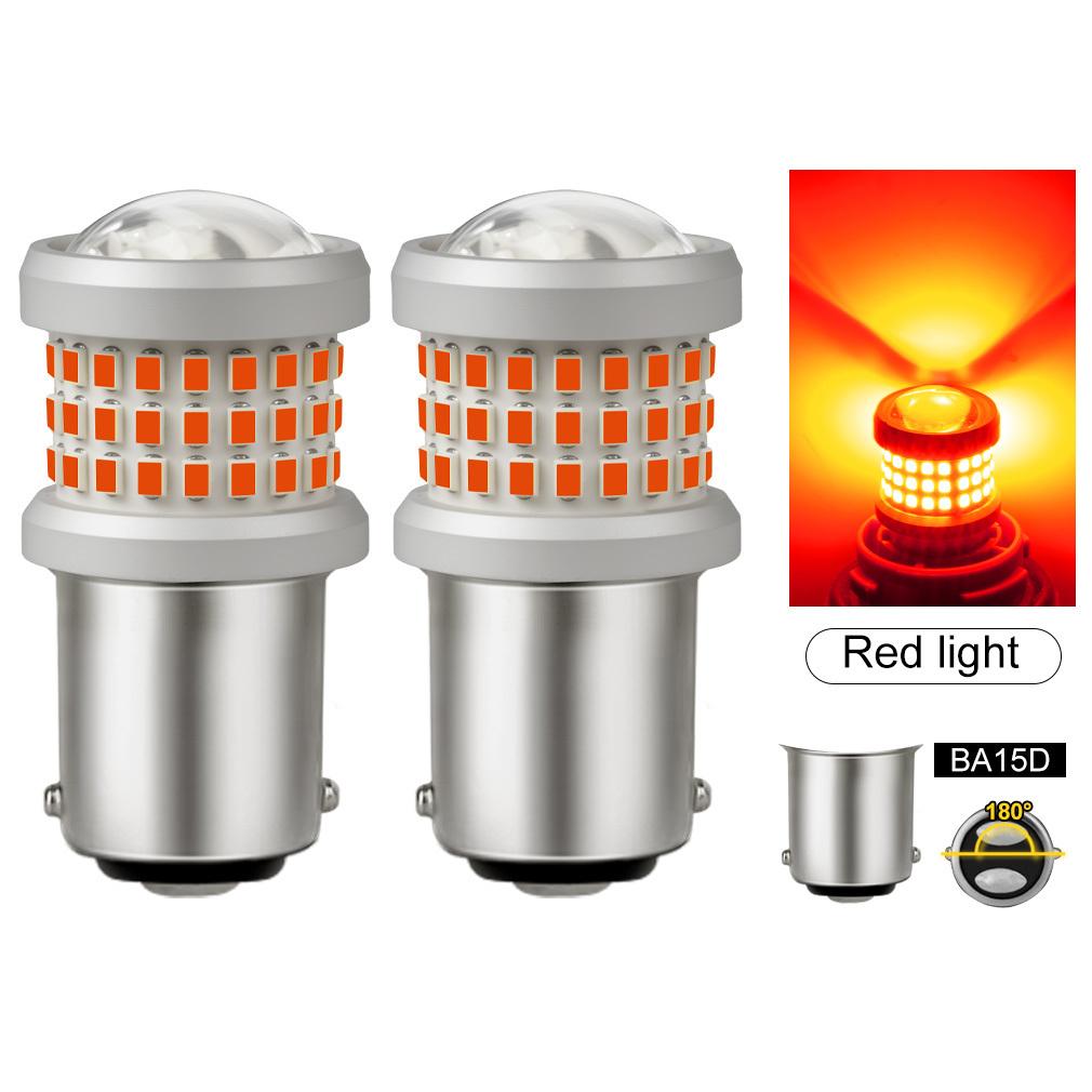 2Pcs P21W Led 1156 T20 W21/5W 7443 P21/5W T25 2000LM Car Bulbs 7440 BA15S BAY15D BAU15S PY21W Auto DRL Light 1157 3157 Reverse Turn Signal Brake Lamp