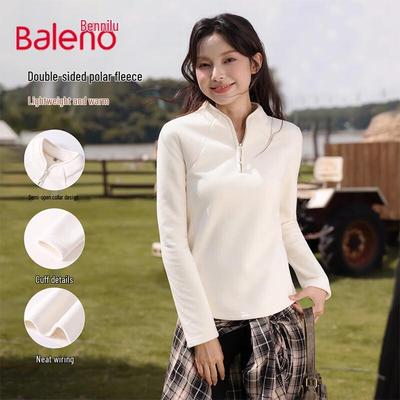 Baleno Women's Winter Half-Zip Fleece Sweatshirt
