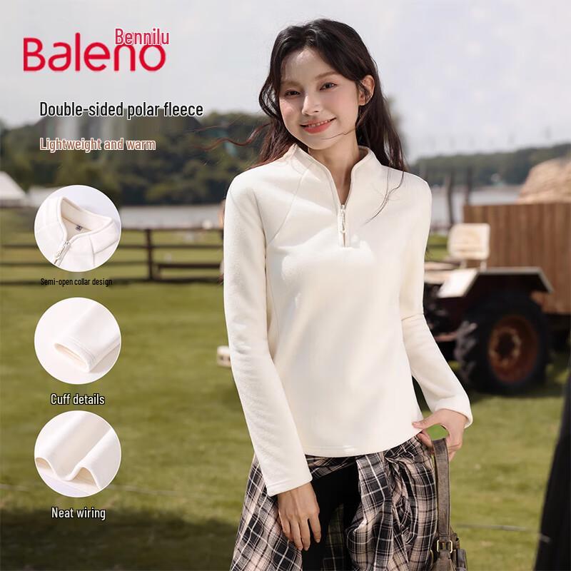Damska bluza polarowa Baleno na zimę z półzapięciem
