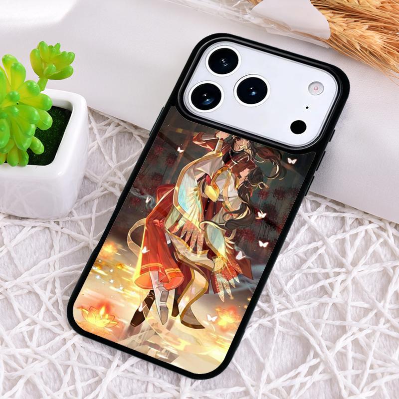 Anime Tian Guan Ci Fu Phone Case for iPhone 17 Air 16 15 11 12 14 13 Pro Max Shockproof Cover