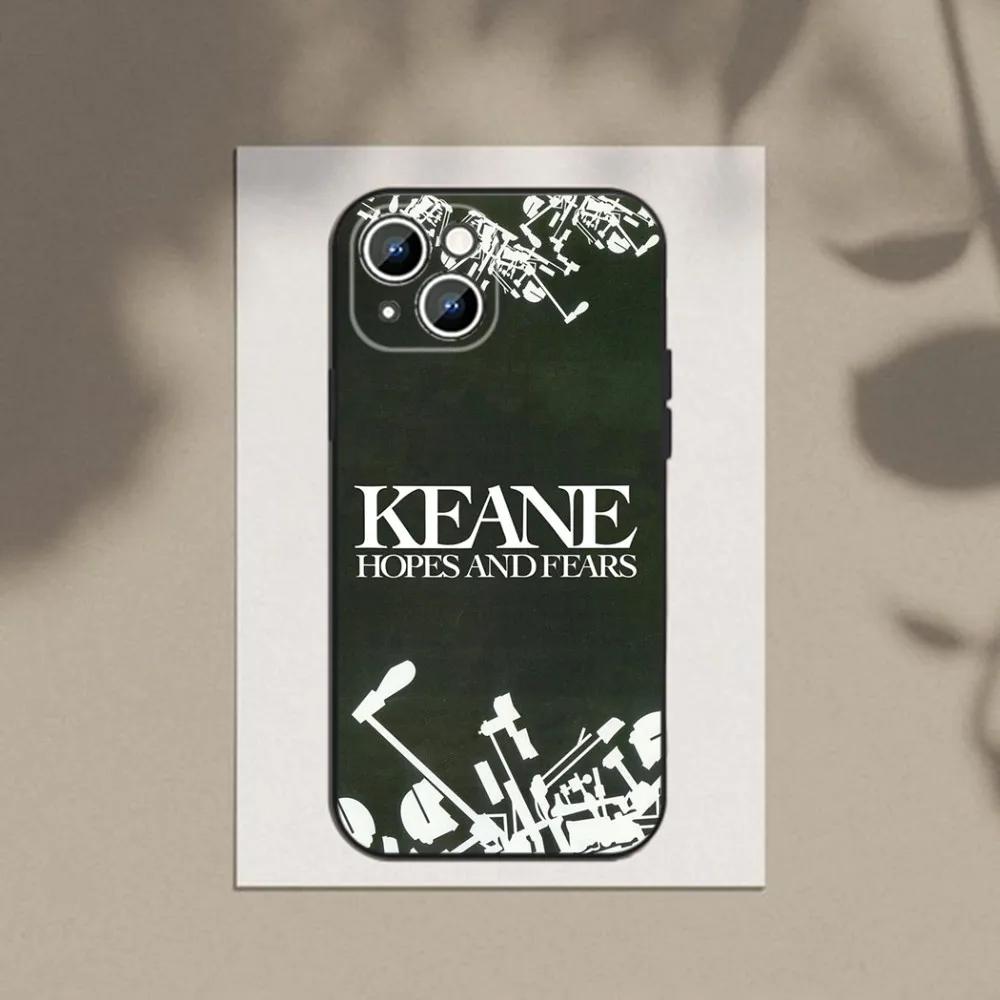 

Music K-KEANE Phone Case For Apple iPhone 15,14,13,12,11,XS,XR,X,8,7,Pro,Max,Plus,mini Silicone Black Cover iPhone13mini