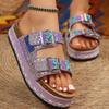 Fashion New Shoes Home Platform Flip Flops Outdoor Beach Slippers Fashion Summer Women Sneakers Sequin Platform Shoes Women's Sandals