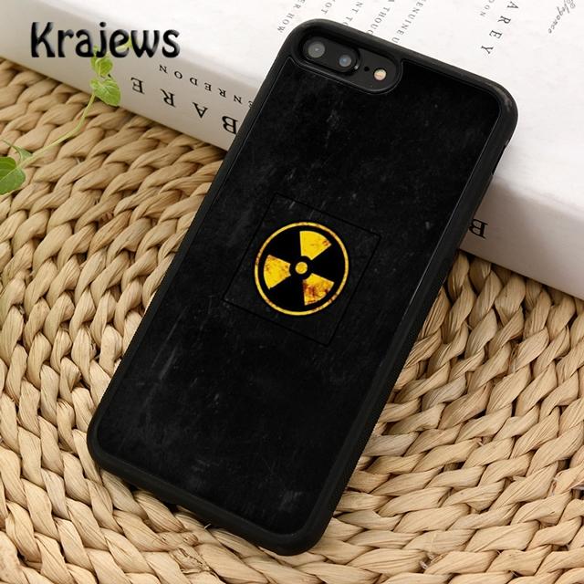 Radioactive warning sign Phone Case Cover For iPhone 16 15 14 plus XS XR 11 12 mini 13 pro max coque Shell Fundas