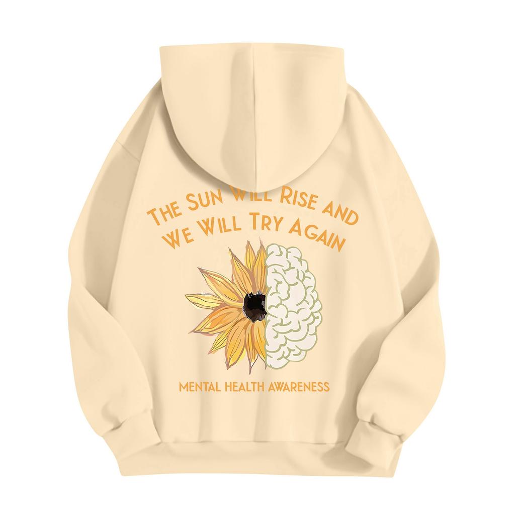 Children's Pullover Sweatshirt Long Sleeve Casual Hoodie Comfortable Loose Lightweight Pullover