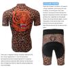 Summer Riding Bicycle Cycling Clothing Set Leopard with Tiger Print Sport Jerseys Bicycle Clothes