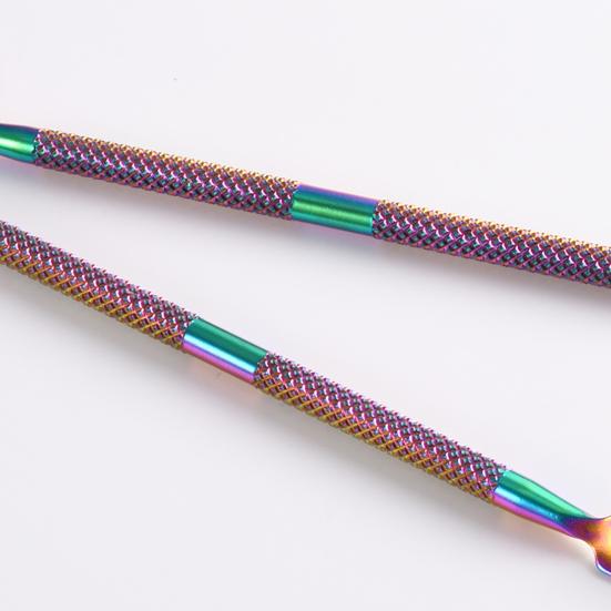 Effektiver Nagelhautschieber Doppelkopf Edelstahl Exquisiter Rostfreier Nagelhautschieber