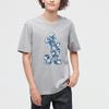 Uniqlo × Mickey Stands Collaboration UT Series Mickey Cartoon Print Casual T-Shirt Unisex Tops Gray 447191-03