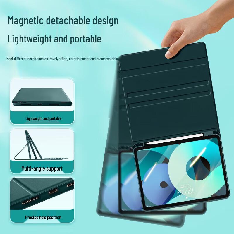 SuoYing iPad Bluetooth Keyboard Case with Mouse and Stylus Set
