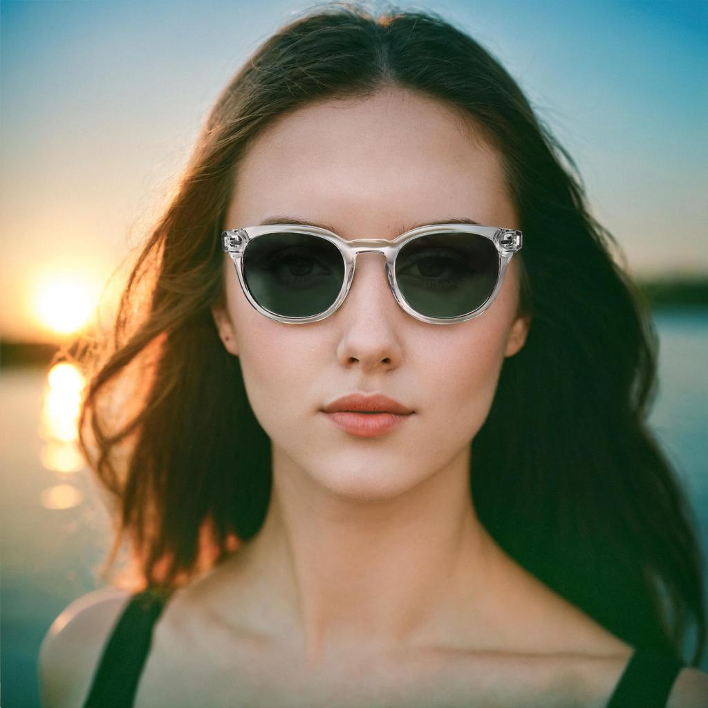 ZENOTTIC Polarized Sunglasses for Men and UV Handmade Acetate Frame Women, Round, Protection,