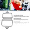 2PCS Gym Exercise Pull Handle Stainless Steel Electroplated D Row Handle Cable Attachment for Fitness Workout Cable Machine Accessories