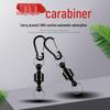 Magnetic Carabiner with Retractable Anti-lost Rope for Outdoor Fishing and Climbing