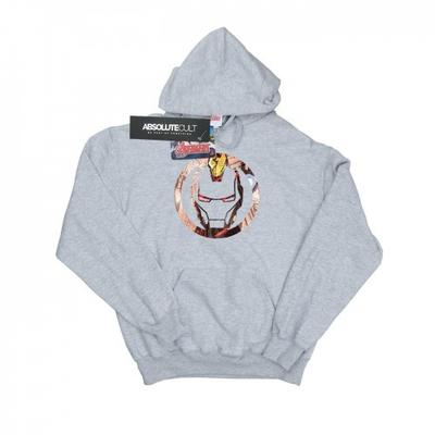 Mens Iron Man Montage Symbol Hoodie