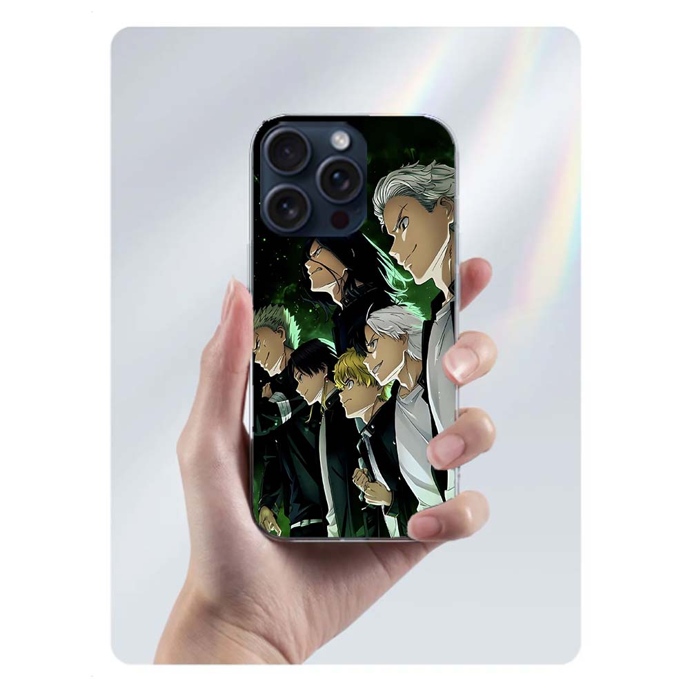 Anime Wind Breaker Sakura Clear Phone Case For Iphone 17 Air 16 Pro Max 15 Pro 14 Plus 17E 16E 11 13 12 Mini Cover Cases Fundas