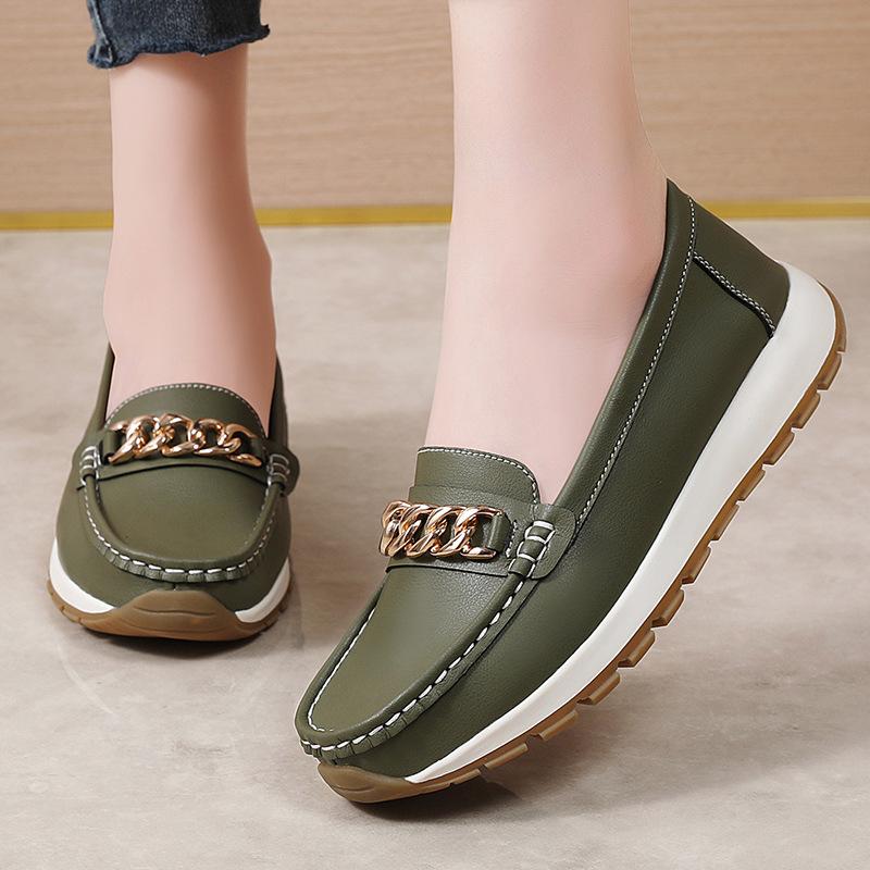 Dámské PU kožené mokasíny Penny Mokasíny Klasické mokasíny Ležérní Nazouvák Pohodlné Lehké vycházkové boty Řídící člun pro ženy Polobotky