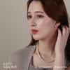 [VOTRE COUTURE] Pearl Necklace Grand Premium Pearl Necklace 42cm 8mm Women's White x Silver 10-Year Brand Warranty