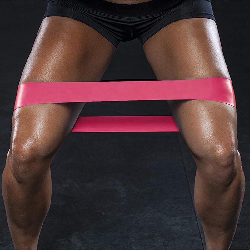 Latex Tension Resistance Exercise Elastic Fitness Yoga Loop Band Strength Weight Sport Training Tool