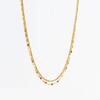 Mezmic Twinkle Double Chain Necklace