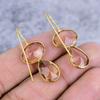 Morganite Gemstone Handmade 925 Sterling Silver Jewelry Earring 1.46" M-2640