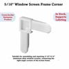 5/16 x 3/4 Inch Plastic Right Angle Corner Bracket Right Angle L-Shaped Corner Bracket  Frame Joint