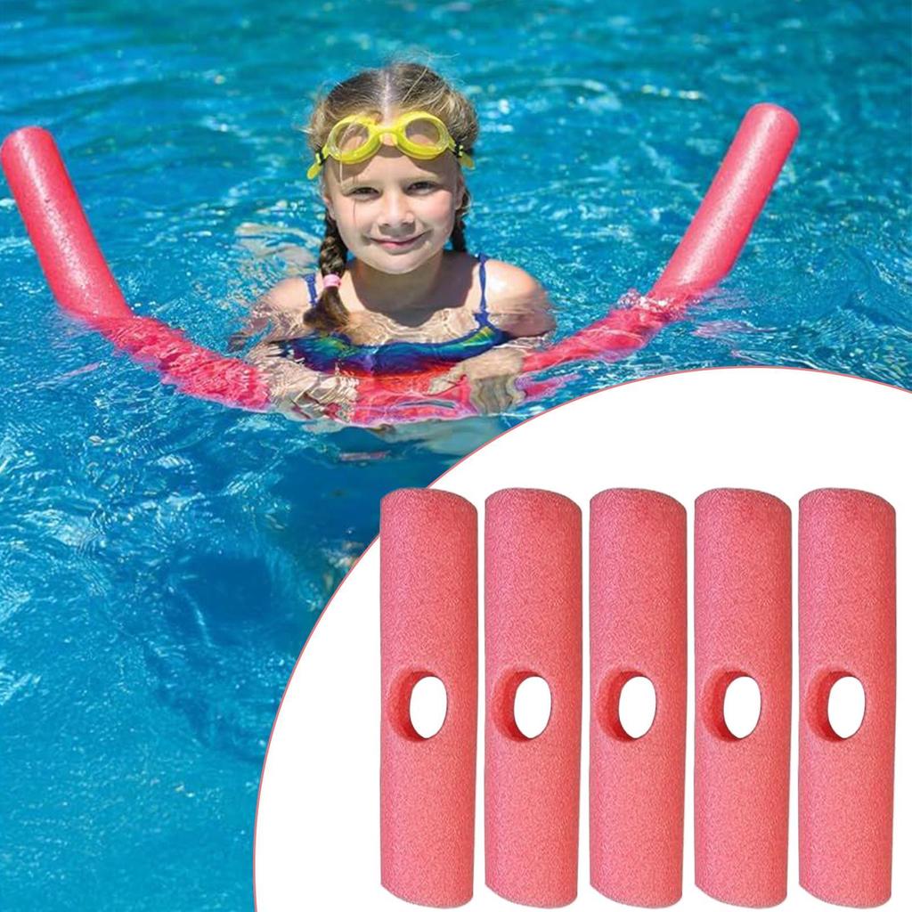5pcs Swimming Pole Connector 2 Cross Holes Swimming Noodle Connector Pool Noodle Swimming Noodle Foam Stick Connector