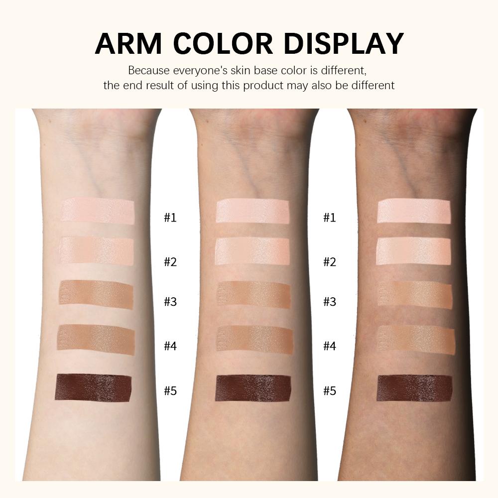 Lakerain Mattierende Foundation Basiscreme Langanhaltend Weichzeichner Matt Natürlicher Sitz Abdeckung Concealer Wasserdicht Gesichtsbasis Make-up