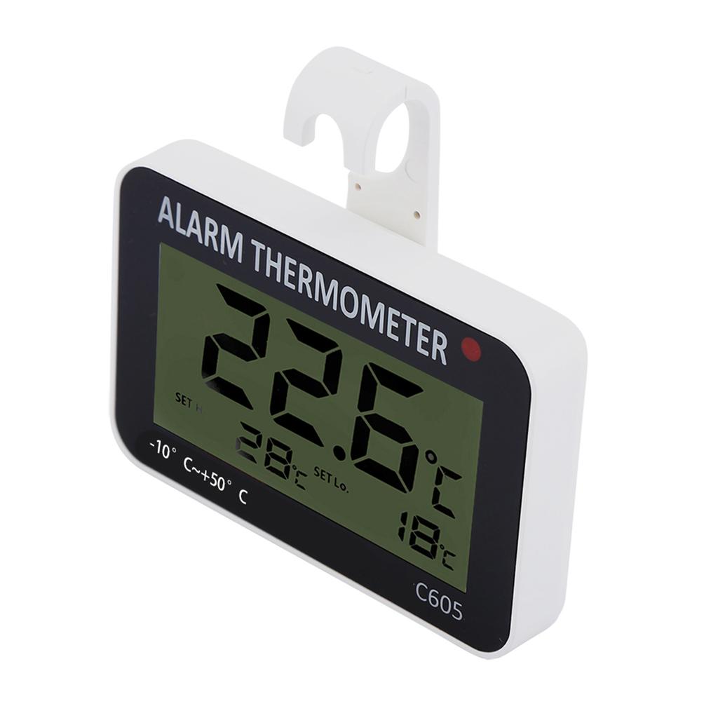 Großes LCD Kühlgefrierschrank Digitales Thermometer Temperaturmesser mit Halterung